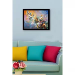 Image of SC0389 Multicolor Decorative Framed MDF Painting