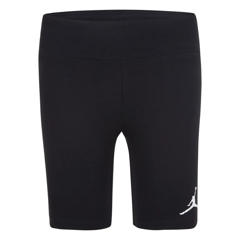 Image of Air Jordan Air Bike Shorts Junior Girls Black/White female 11-12 (L)