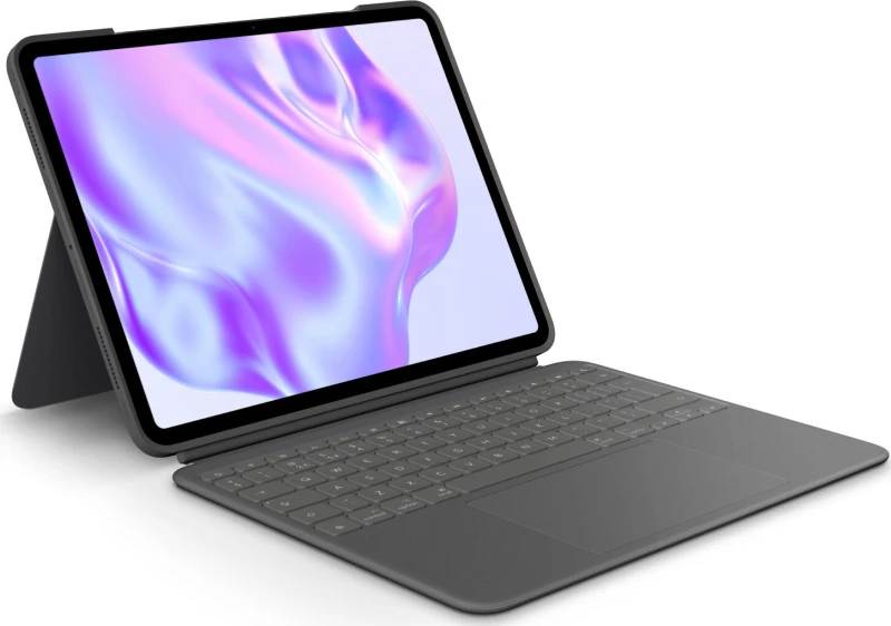 Image of Logitech Combo Touch 13 iPad Pro Keyboard Folio - Graphite, Silver/Grey 5099206123014