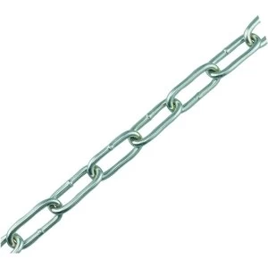 image of Wickes Zinc Plated Steel Welded Chain 5 x 35 x 2000mm