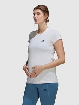 Image of adidas Maternity Tee - White Size XL Women