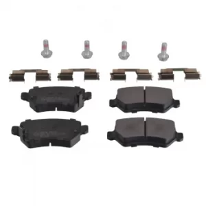 Brake Pad Set 16512 by Febi Bilstein Rear Axle