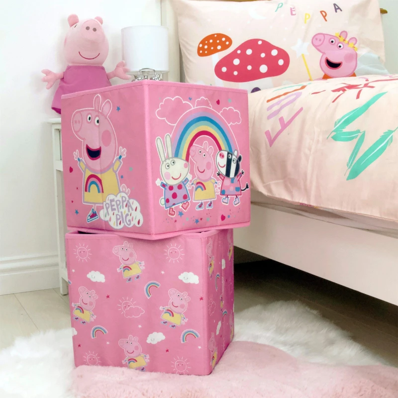 Image of Peppa Pig Peppa Pig Pack of 2 Storage Boxes
