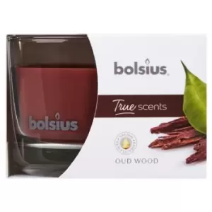 image of Bolsius Fragranced Candle In A Glass Oud Wood