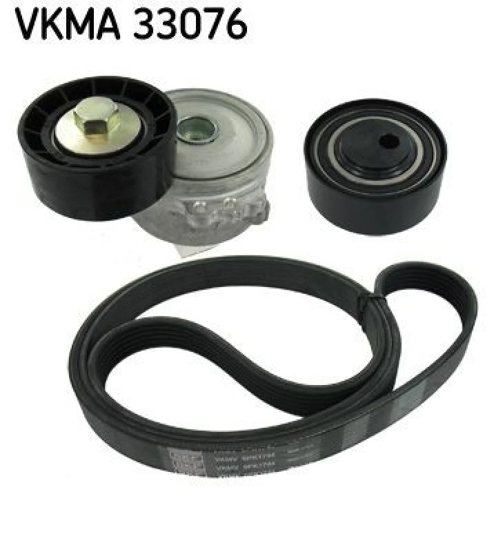 Image of SKF V-Ribbed Belt Set SKF VKMA 33076