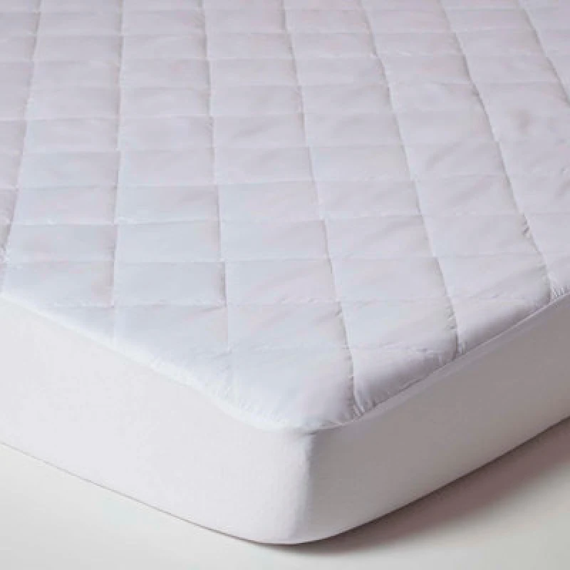 Image of Homescapes Anti Allergy Mattress Protector White