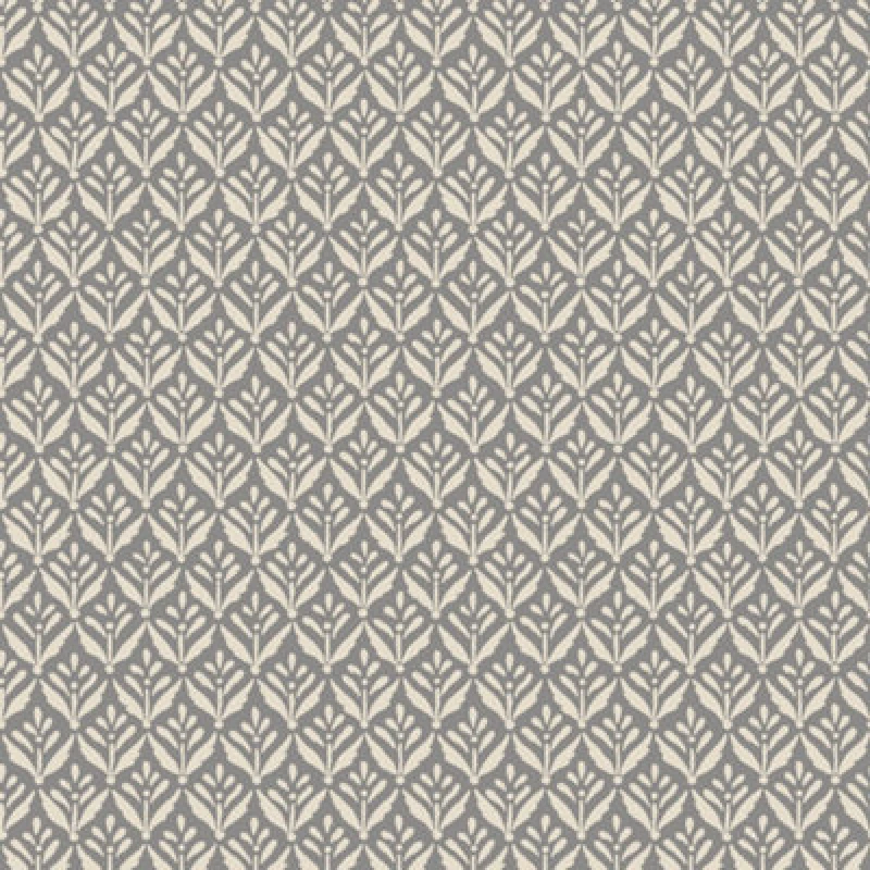 Image of Hoopla Walls Mini Leaf - Graphite 10M Wallpaper