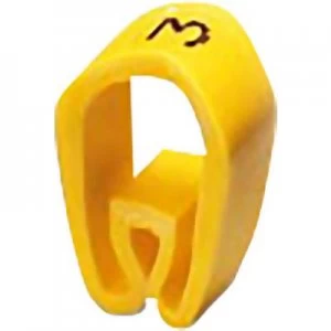 Image of Pre printed cable marker Imprint 3 Outside diameter range 1.40 up to 2.50 mm 0