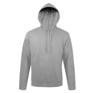 image of SOLS Snake Unisex Hooded Sweatshirt / Hoodie (M) (Grey Marl)