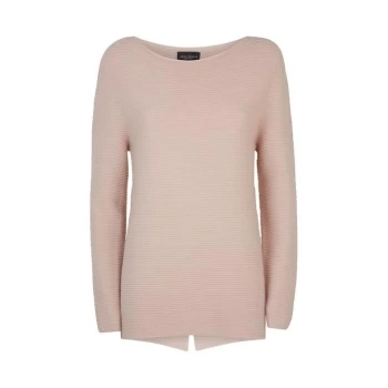 image of James Lakeland Ribbed Knit Jumper - Pale Pink