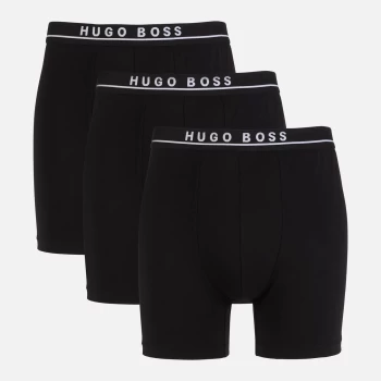 image of Hugo Boss 3 Pack Boxer Briefs Black Size 4XL Men