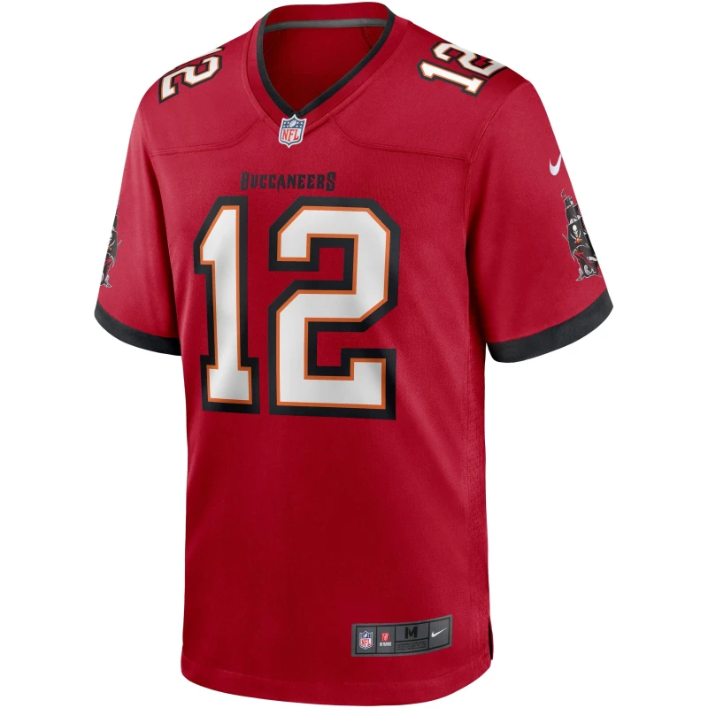 Image of Nike Nfl Tampa Bay Buccaneers Jersey Home Red 2XL