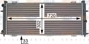 Image of x1 Behr Heat Exchanger 8MK376707-301 Genuine replacement part for Car Made in CN