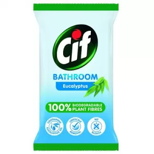 Image of Cif Bio Bathroom Wipes - 80