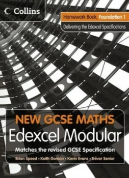 Image of Edexcel Modular Homework Book Foundation 1 by Brian Speed Paperback