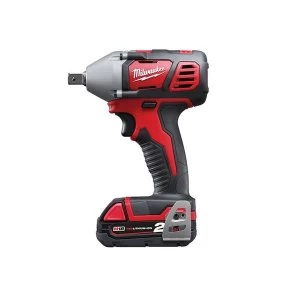 image of Milwaukee Power Tools M18 BIW12-0 Compact 1/2in Impact Wrench 18V Bare Unit