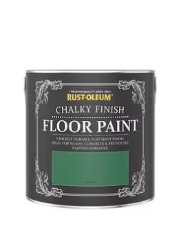 image of Rust-Oleum Chalky Floor Paint Emerald 2.5L