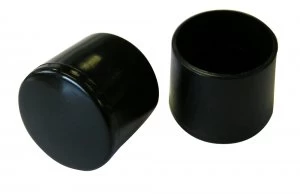 Image of Select Hardware Chair Ferrule Black 25mm 1 Pack