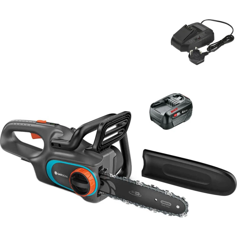 Image of Gardena POWERSAW 250 P4A 18v Cordless Chainsaw 250mm POWERSAW 250 14790-55 Batteries: 1 x 4ah Li-ion