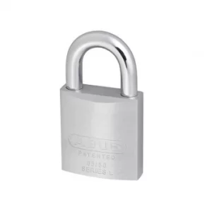 image of ABUS Mechanical 83/50mm Chrome Plated Brass Padlock Keyed Alike 2745