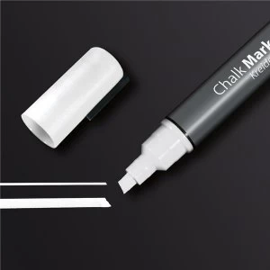 Image of Sigel Chalk Marker 50 Chisel Tip 1 5mm White 1 in Pack