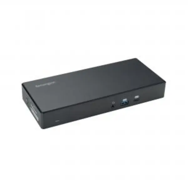 image of Kensington Kensington SD4781P EQ USB-C & USB-A Dual 4K Docking Station Wired USB 3.2 Gen 2 (3.1 Gen 2) Type-C 100 W 3.5mm 101001000 Mbps Black