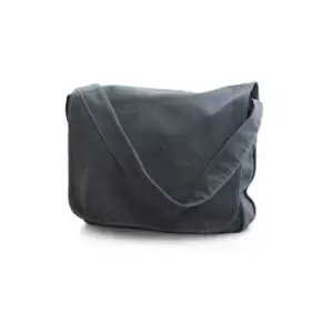 Image of Bags By Jassz - Canvas Messenger Bag (One Size) (Denim Blue)