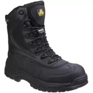 Image of Amblers Safety AS440 Hybrid Metal Free Hi-leg Waterproof Safety Boot Black - 11