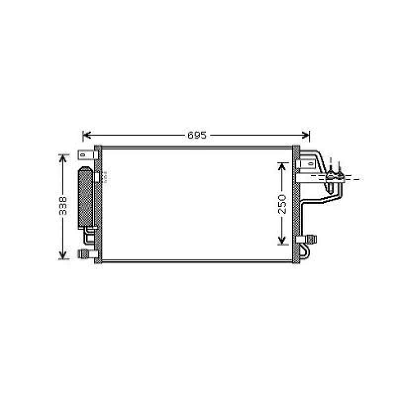 Image of Air conditioning condenser DIEDERICHS DCC1895