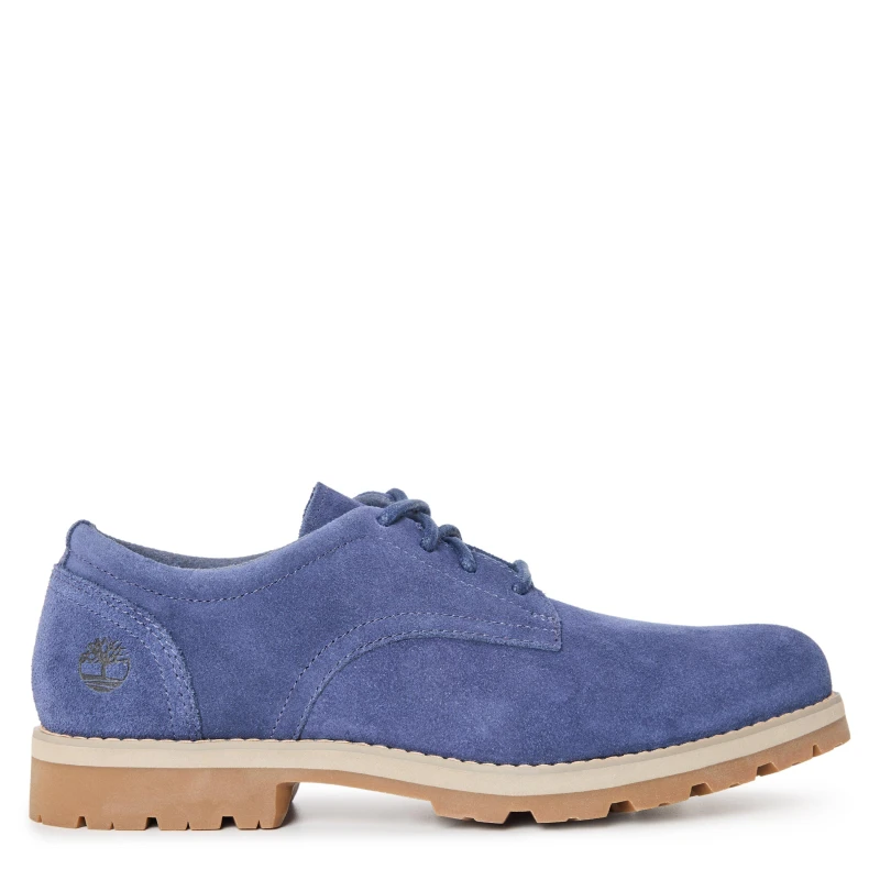 Image of Timberland Mens Britton Square Rust Derby Shoes Navy Suede male 6.5 (40)