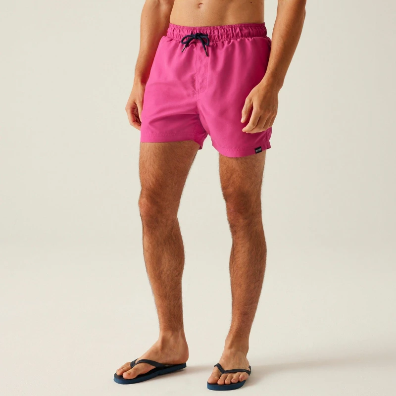 Image of Regatta Regatta Men Mawson III' Swim Shorts in Pink Size: 3X-Large Pink XXXL Male 5063516012665