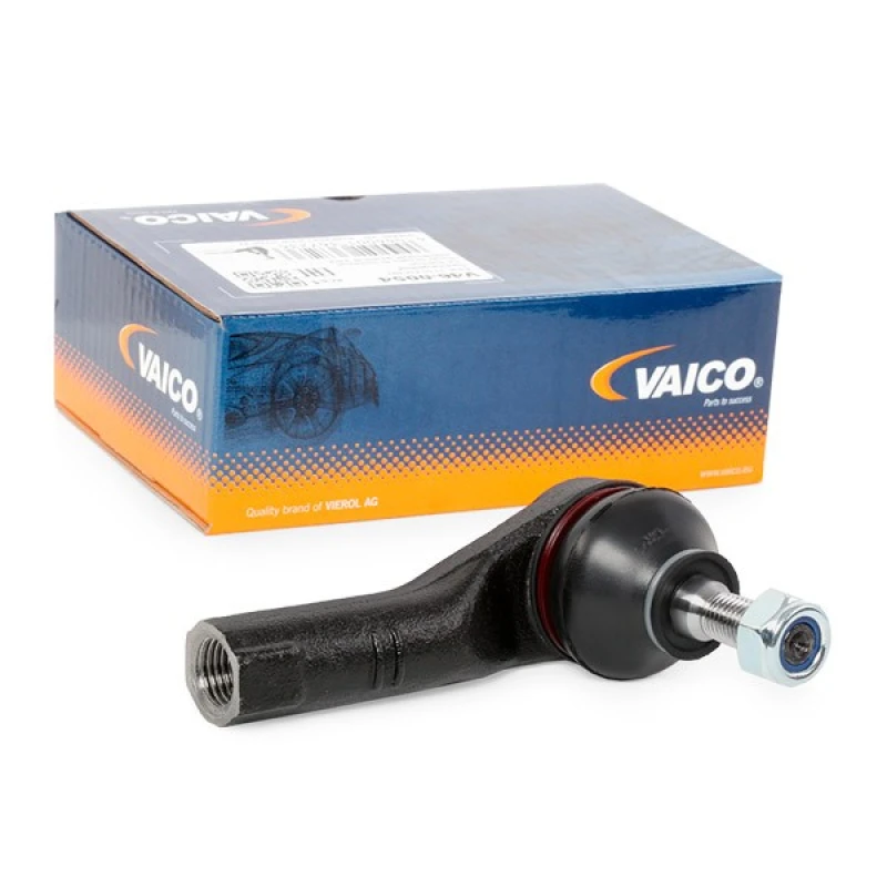 Image of VAICO V46-0054 Track rod end Original VAICO Quality, Front Axle Left Tie Rod End (914)