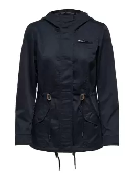 Image of ONLY Canvas Parka Jacket Women Blue