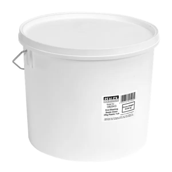 Image of Sealey Glass Shot Blasting Beads 25kg