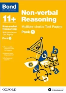 Image of Bond 11+: Non-verbal Reasoning: Multiple-choice Test Papers : Pack 1