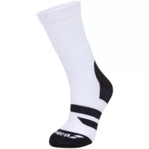 Image of Babolat Mens Team Big Logo Tennis Socks99 - White