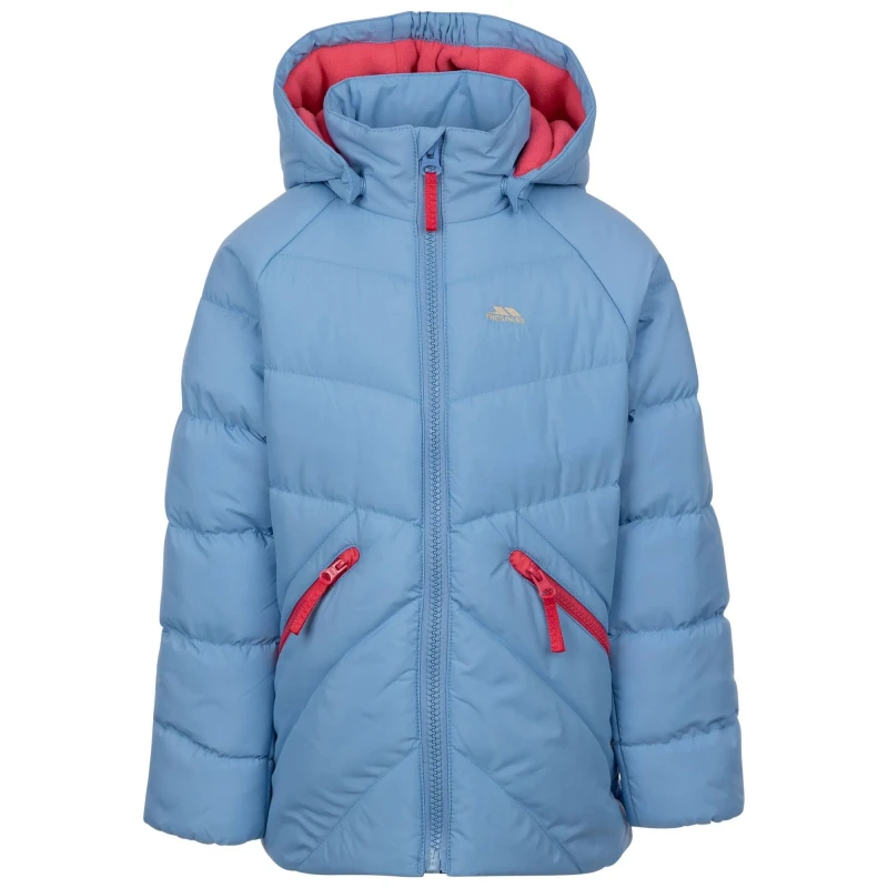 Image of Trespass Annah Padded Jacket in Blue Size: 2-3 Years Blue Unisex 2-3 Years