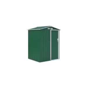 image of Royalcraft Oxford Shed Green 5 x 4ft Metal Garden & Outdoor