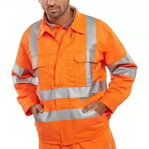 Image of Beeswift Railspec Jacket Orange 48 RSJ48