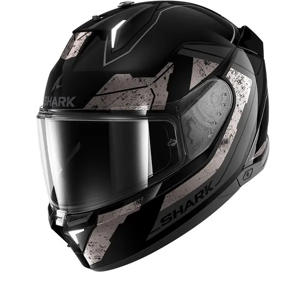 Image of Shark SKWAL i3 Rhad Black Chrom Anthracite KUA Full Face Helmet S