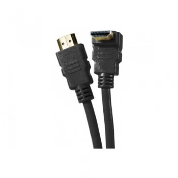 image of 0.5m Black High Speed HDMI Angled Cable