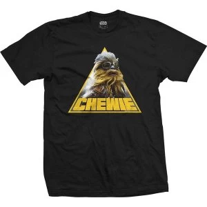 image of Star Wars - Solo Tri Chewie Unisex Large T-Shirt - Black