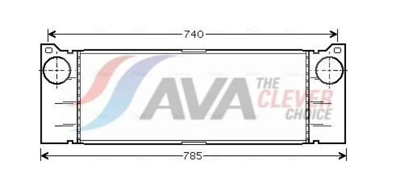 Image of Intercooler AVA COOLING SYSTEMS MSA4371
