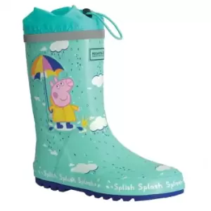 image of Regatta Peppa Pig Splash Welly - ArubaBluRain