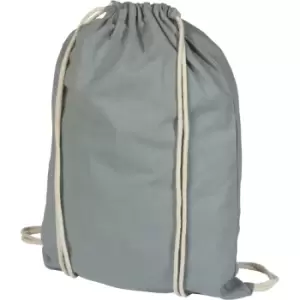 Image of Bullet Oregon Cotton Premium Rucksack (Pack Of 2) (44 x 32 cm) (Grey)