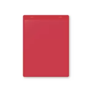 Image of Document pouches, self adhesive, A5 portrait, pack of 10, red