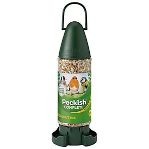 image of Peckish Wild Bird Complete Seed Mix and Feeder 400g