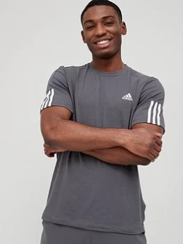 Image of adidas Designed 2 Move Motion T-Shirt - Grey/White, Size S, Men