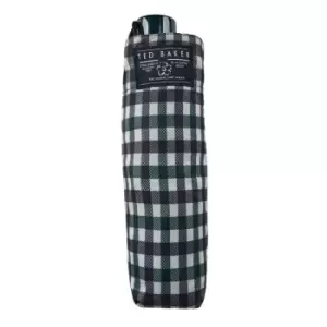 Image of Ted Baker House Check Umbrella - Blue