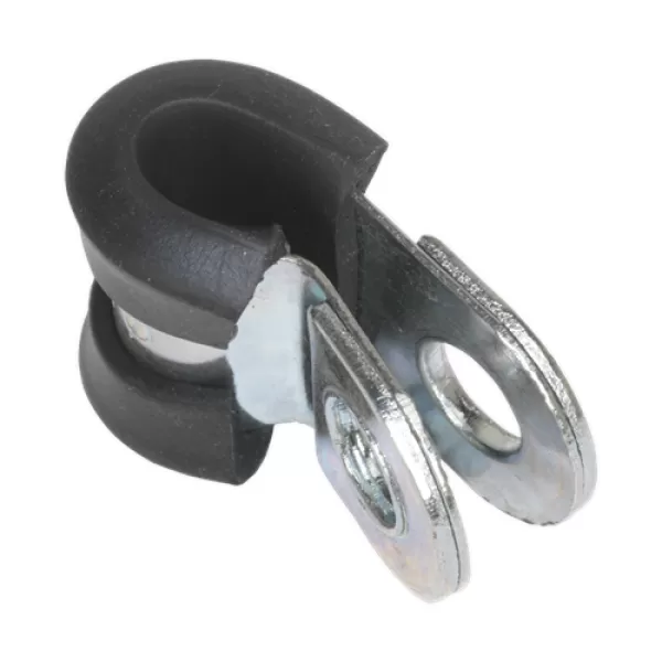Image of Genuine SEALEY PCJ5 P-Clip Rubber Lined Ø5mm Pack of 25